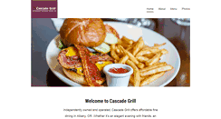 Desktop Screenshot of cascade-grill.com
